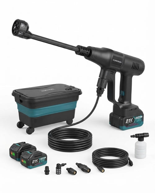 Cordless High-Pressure Car Washer (21V Battery Powered Pressure Washer with Water Tank)