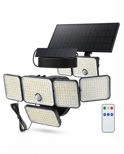 Solar Powered LED Motion Sensor Flood Lights
